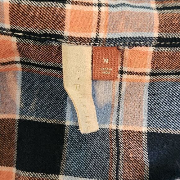 Anthropologie Pilcro Plaid Henley Tunic Size Medium - Picture 9 of 10